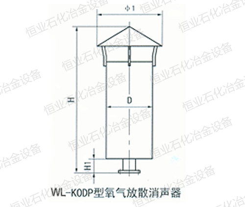 KODP型氧氣放散消聲器